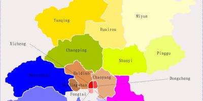 E pekinit në Kinë hartë