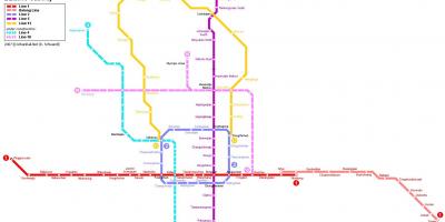 Harta e Pekinit qyteti nëntokësor
