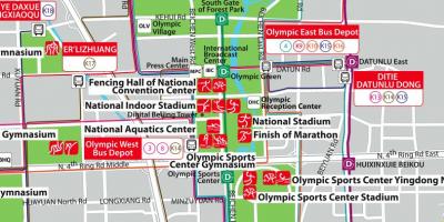 Harta e Pekinit parkut olimpik