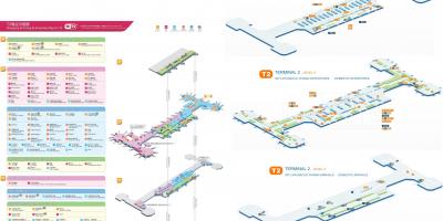Pekin airport terminal 2 harta