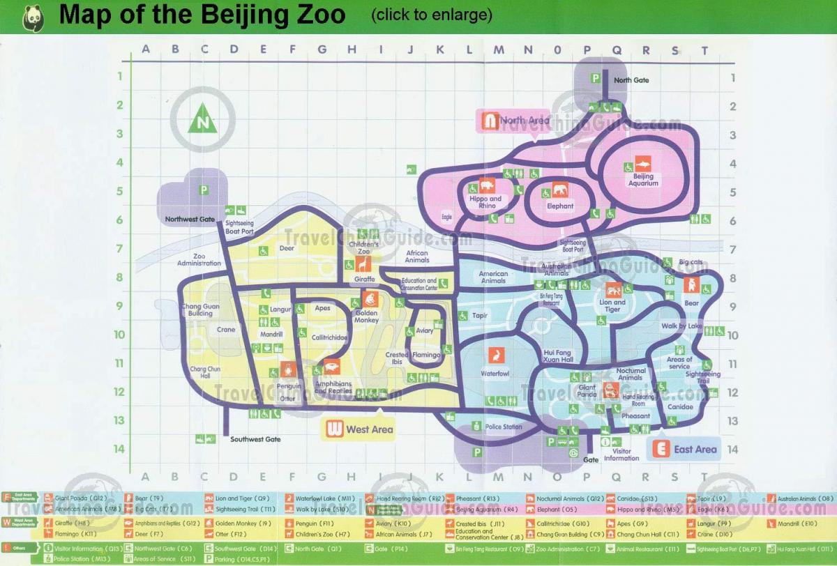 harta e Pekinit në kopshtin zoologjik
