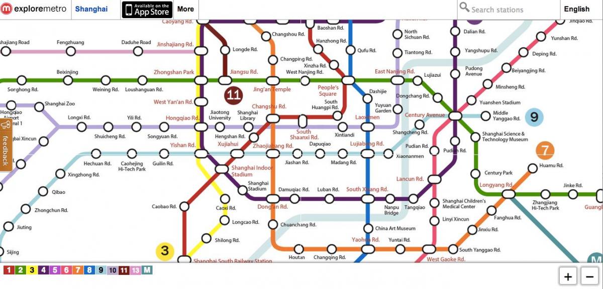 eksploroni Pekin metro hartë