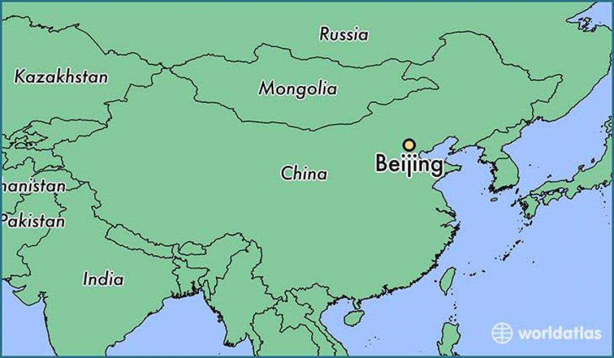 harta e Pekinit vend në botë