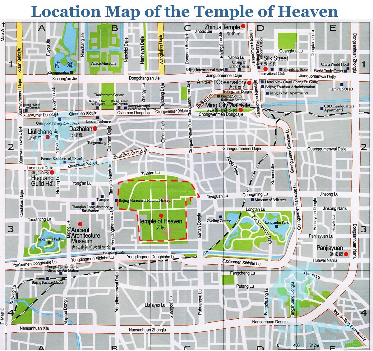 harta e tempulli i qiellit 