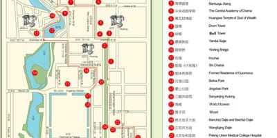 Harta e Pekinit hutong