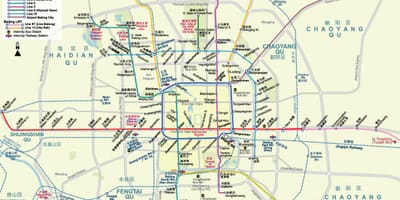 E pekinit metro hartë